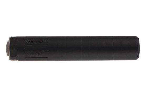 Titanium .30 Cal suppressor with a Graphite Black Cerakote finish.